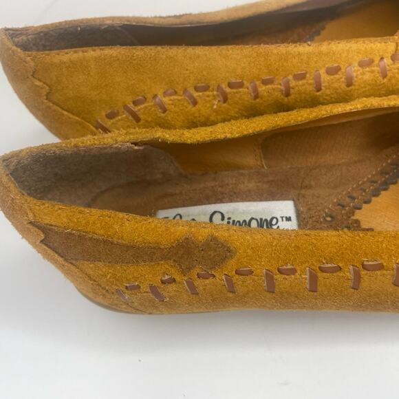 Vintage leather L J Simone New York loafers shoes flats 7 tassel boho - Picture 5 of 11